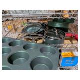 Granitestone Kitchen Pots, Pans and Bakeware Set. Appears Unused.