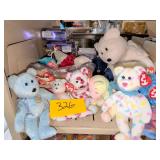 Collection of Bear Ty Beanie Babies