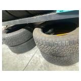 4 Goodyear Wrangler Trail Runner Tires 275/60R20 115S, One Needs 1 Hole Patched; Less than 2 Years Old