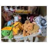 Collection of Ty Beanie Babies Animals - Frog, Camel, Elephant, Ram Etc.