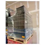 Pallet of Produce Crates and Beverage Crates