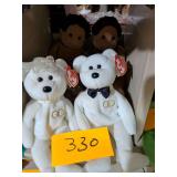 2 Couples of Ty Beanie Babies