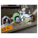Woodland Surprises Collectibles Beaver, Owl, Mouse, Bluebird and Jonathan David, His Eye on the Sparrow