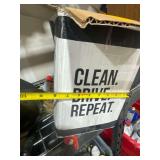Box of Car Cleaning Supplies