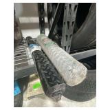 Plastic Traffic Master Floor Cover 27" x 12 Feet along with a Roll of New Chicken Wire 2