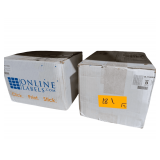 (2) Boxes, 1000 Per Box 1.5" x 0.5" Small Rectangle Labels - Standard White Matte - Product OL1100WX