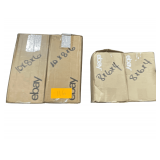 eBay Branded Shipping Boxes: 4 Boxes 2 are 10"x8"x 6" and 2 are 8" x 6" x 4"