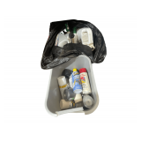 2 Plastic Containers of Spray Paints other is Yard Sprays