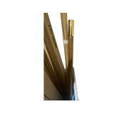7 Wood and Brass Flag Poles 7 Feet Tall