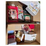 2 Boxes of Assorted Holiday Decor