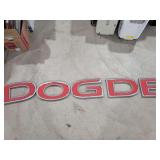 DODGE Dealership Plastic Signage Lettering - Approx 19"x11.25" Each