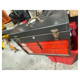 Metal Park Tool Box 20" x 8" x 13.5" Bottom Drawers are Locked