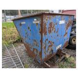 Vestil D-200-LD Self-Dumping Hopper 2 Yard and 2,000 lb Capacity