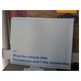 4 Boxes of eBay Branded Padded Airjacket Bubble Envelope, aprox. 10 x 13, 6.5 x 9.23, 9.5 x 17.75, 8.5 x 11.25 All appear as full boxes.