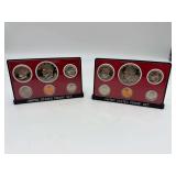 (2) 1974 & 1976 Proof Sets