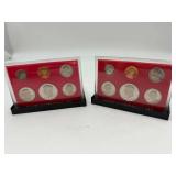 (2) 1980 & 1981 Proof Sets