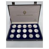 1984 Yugoslavia Winter Olympics Silver Coin Collection - (5) 100 Dinar - (5) 250 Dinar - (5) 500 Dinar