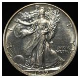 1937 WALKING LIBERTY 50C GEM PROOF