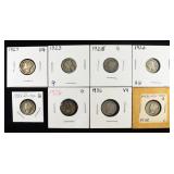 (8) MERCURY DIMES