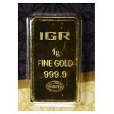 IGR 1 G 0.9999 GOLD BAR