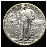 1926-S STANDING LIBERTY QUARTER CH AU