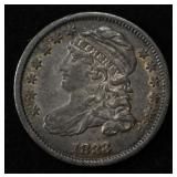1833 BUST DIME XF