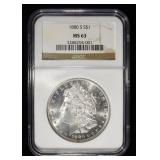 1880-S MORGAN DOLLAR NGC MS-63