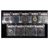 (9) 970-1945 VIETNAM CASH COIN ICG GENUINE