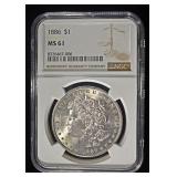 1886 MORGAN DOLLAR NGC MS61