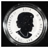 MAPLE LEAF 1 0Z 0.999 SILVER ROUND