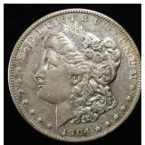 1904-S MORGAN DOLLAR AU