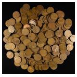 200 'S' MINT WHEAT CENTS