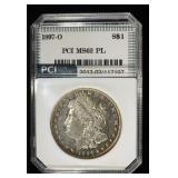 1897-O MORGAN DOLLAR PCI BU PL