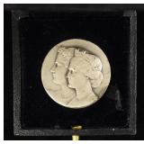 1907 SWISS SHOOTING MEDAL ZURICH SILVER