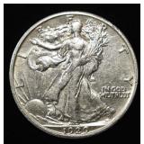 1929-S WALKING LIBERTY HALF CH AU