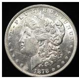 1878 8TF MORGAN DOLLAR BU