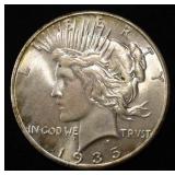 1935 PEACE DOLLAR CH/GEM BU