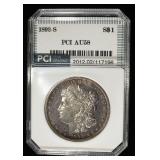 1892-S MORGAN DOLLAR PCI AU.BU