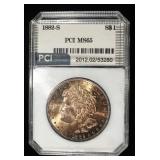 1882-S MORGAN DOLLAR PCI GEM BU