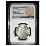 1952 50C COMMEM WASHINGTON-CARVER NGC64