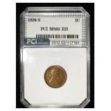 1920-S WHEAT CENT PCI GEM BU RB