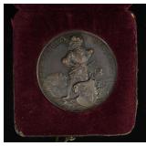 1891 SWISS SHOOTING MEDAL BERN BERGDORF SILVER