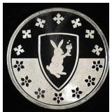 RABBIT 1 OZ .999 SILVER ROUND