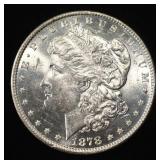 1878 8TF MORGAN DOLLAR CH BU