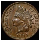 1894 INDIAN CENT BU SCRATCH