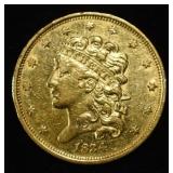 1834 $5 CLASSIC HEAD GOLD CH AU