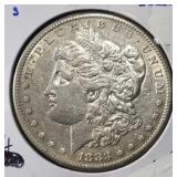 1883-S MORGAN DOLLAR CH AU