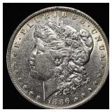 1886-O MORGAN DOLLAR AU