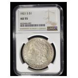 1921-S MORGAN DOLLAR NGC AU55