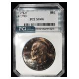 1971-S SILVER EISENHOWER DOLLAR PCI SUPERB GEM+ BU